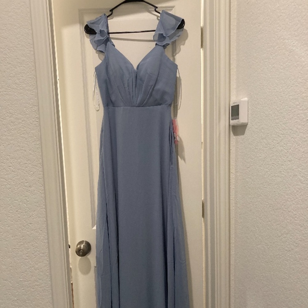 Birdy Grey bridesmaid dress in Dusty Blue size XS
